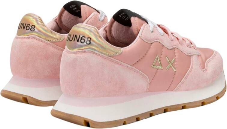 Sun68 Goud Zilver Suède Sneakers