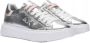 Sun68 Grace Leather Sneakers Zilver Gray Dames - Thumbnail 2