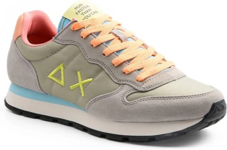 Sun68 Grijze Lage Sneakers