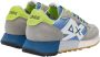 Sun68 Grijze Suède Sneakers met Blauwe Details - Thumbnail 2
