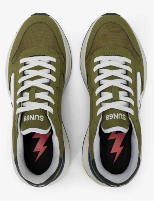 Sun68 Groene Sneakers Niki 2.0 Solid