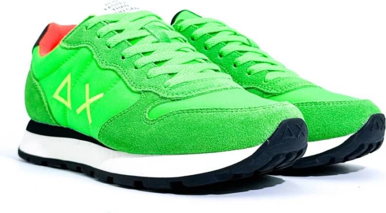 Sun68 Groene Tom Solid Sneakers Green Heren