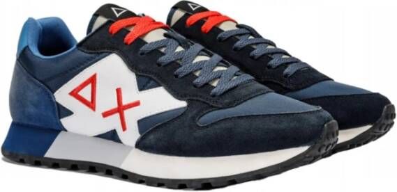 Sun68 Hardloopschoenen Jaki Solid Blauw Marine Multicolor Heren