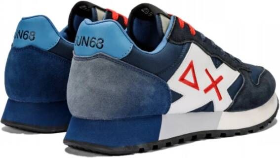 Sun68 Hardloopschoenen Jaki Solid Blauw Marine Multicolor Heren
