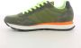Sun68 Heren Khaki Fluo Sneakers Green Heren - Thumbnail 4
