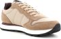 Sun68 Heren Lage Sneakers Solide Stijl Beige Heren - Thumbnail 11