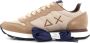 Sun68 Heren Lage Sneakers Solide Stijl Beige Heren - Thumbnail 14