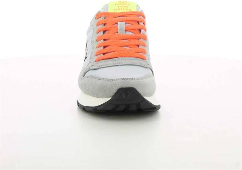Sun68 Heren Lichtgrijze Sneakers TOM Fluo Gray Heren