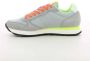 Sun68 Heren Lichtgrijze Sneakers TOM Fluo Gray Heren - Thumbnail 4