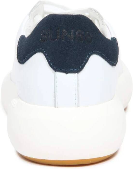 Sun68 Klassieke grote jongensschoenen Bianco Navy Blue
