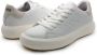 Sun68 Klassieke Witte Leren Sneakers Multicolor Heren - Thumbnail 3