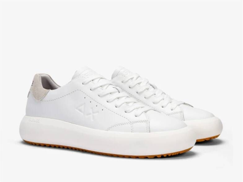 Sun68 Klassieke witte sneakers White Heren