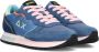 Sun68 Ally Color Explosion Lage sneakers Dames Blauw - Thumbnail 4