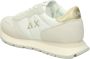 Sun68 Witte Sneakers Veters Rubberen Zool White - Thumbnail 7