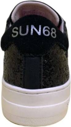 Sun68 Lage Sneakers Black Dames