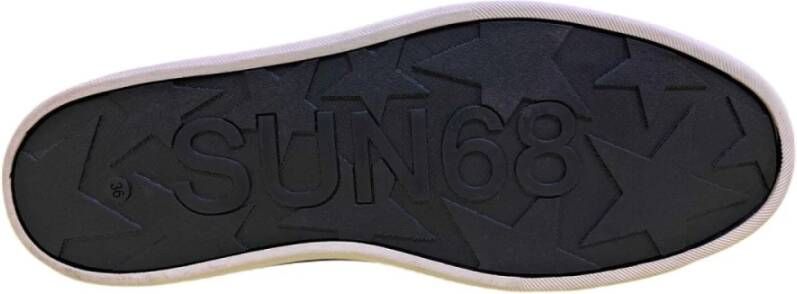 Sun68 Lage Sneakers Black Dames