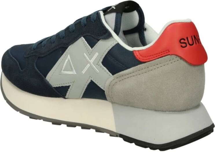 Sun68 Lage Sneakers Solid Model Blue Heren