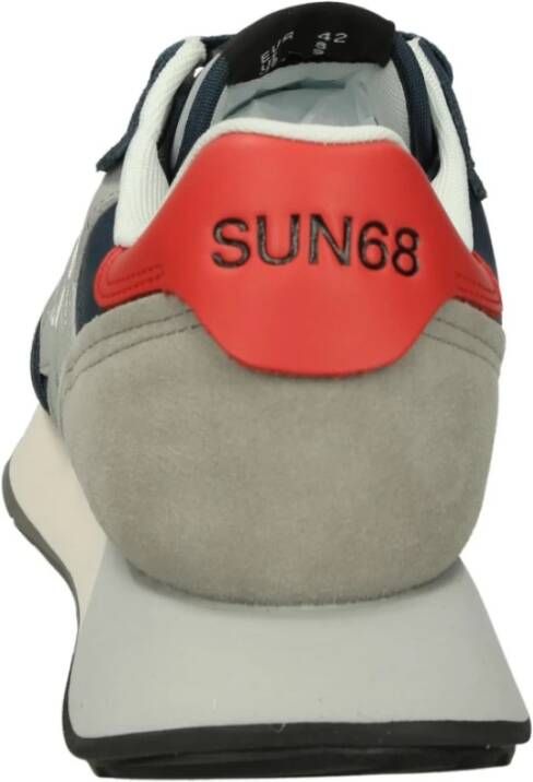 Sun68 Lage Sneakers Solid Model Blue Heren