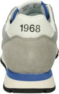 Sun68 Lage Sneakers van Technische Stof Gray Heren