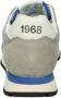 Sun68 Blauwe Sneakers Hardloopstijl Lichtgewicht Grip Blue Heren - Thumbnail 12