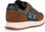 Sun68 Leren en stoffen sneakers Jaki Bicolor Brown Heren - Thumbnail 3