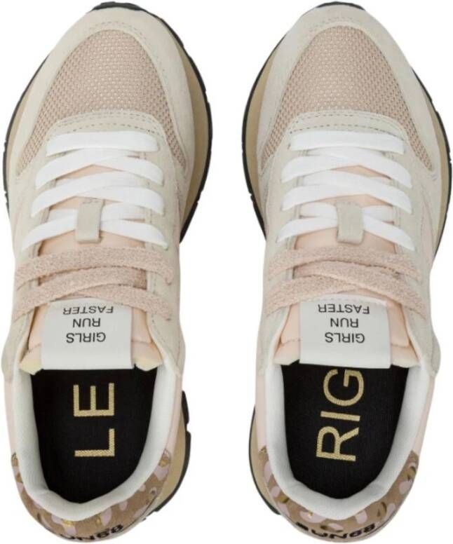 Sun68 Lichtroze Lage Sneakers