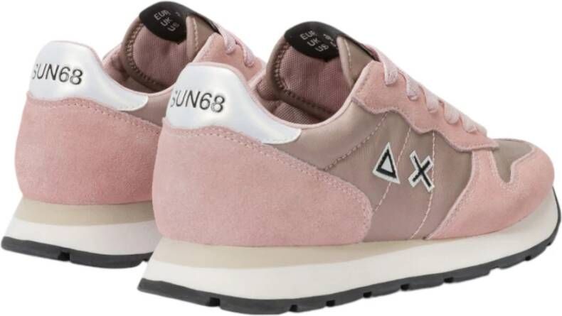 Sun68 Lichtroze Lage Sneakers