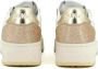 Sun68 Liefde Dame Basket Sneakers Wit Goud - Thumbnail 2