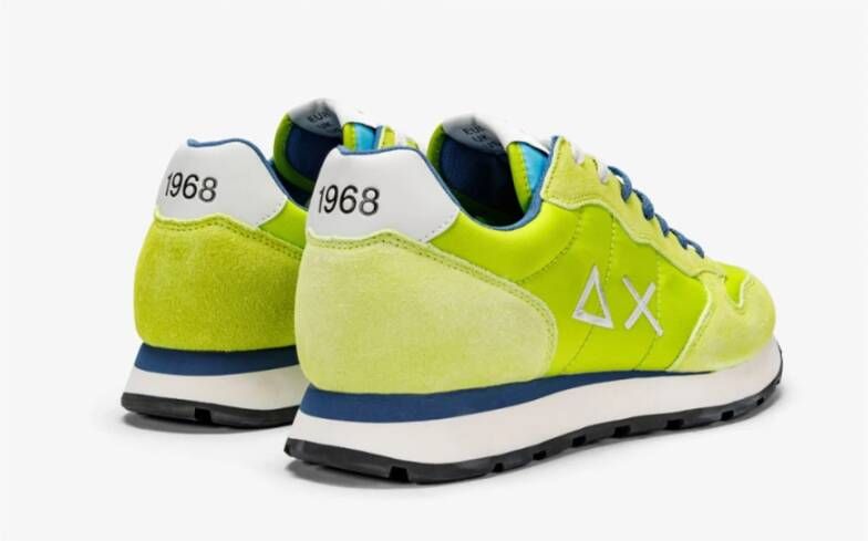 Sun68 Lime Sneakers Green Heren