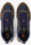 Sun68 Mid Top Hardloopschoen Solid Blauw - Thumbnail 3