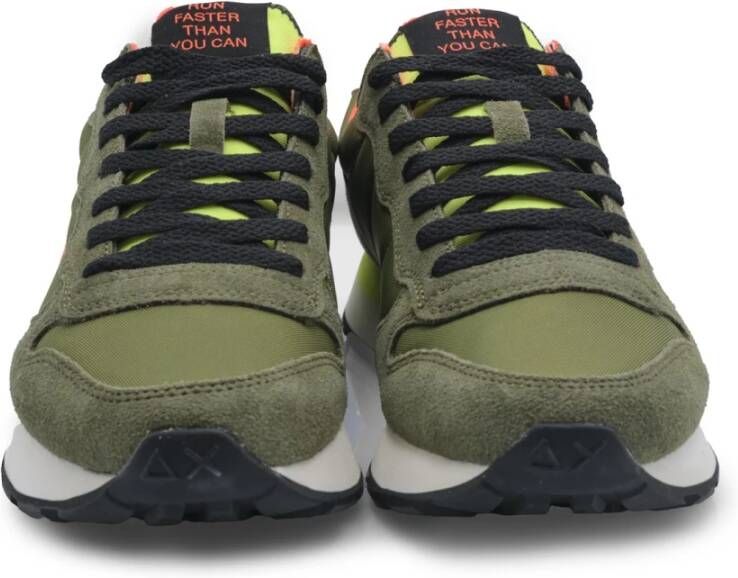 Sun68 Militair Groene Herenschoenen Tom Fluo Green Heren