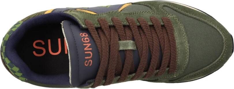 Sun68 Sneakers Groen Green Heren