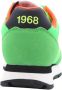 Sun68 Groene herensneakers met voorgevormd voetbed en verharde hiel Green Heren - Thumbnail 13