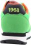 Sun68 Groene herensneakers met voorgevormd voetbed en verharde hiel Green Heren - Thumbnail 10