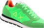 Sun68 Groene herensneakers met voorgevormd voetbed en verharde hiel Green Heren - Thumbnail 12