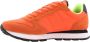 Sun68 Tom Solid Nylon Men Lage sneakers Heren Oranje - Thumbnail 5