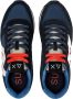 Sun68 Navy Blue Solid Sneakers Z34111 Multicolor Heren - Thumbnail 4