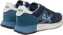 Sun68 Nylon en Suède Sneakers met Leren Details - Thumbnail 4