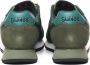 Sun68 Nylon Suede Sneakers Multigreen Rubber Zool Green Heren - Thumbnail 3