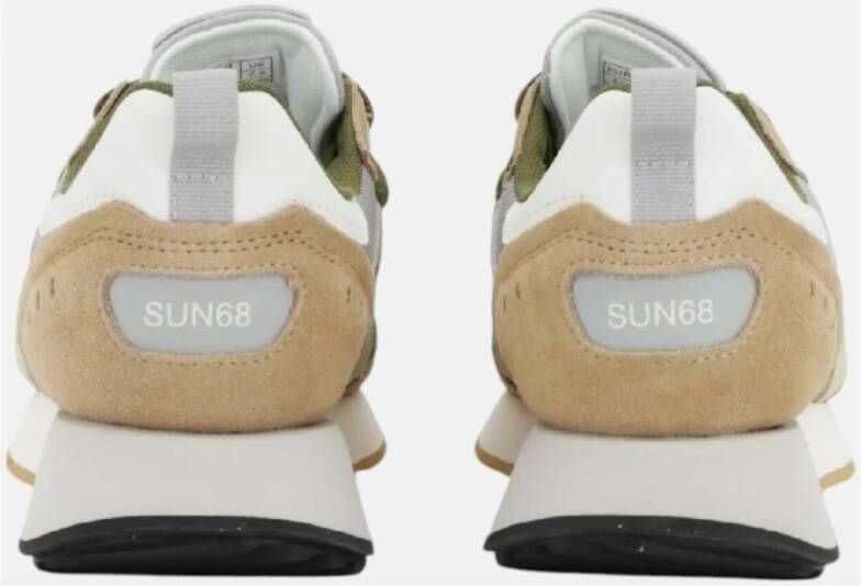 Sun68 Outdoor leren sneakers met logo