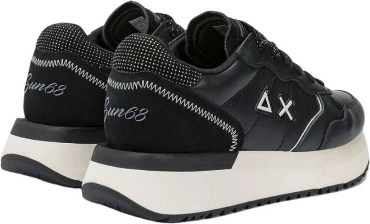 Sun68 Platform Sneakers met Suede Details