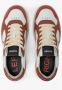 Sun68 Witte en Oranje Leren Sneakers Multicolor Heren - Thumbnail 6