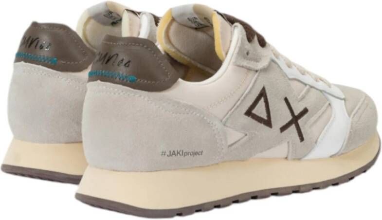 Sun68 Room Bruine Sneaker met Bicolor Logo Multicolor Heren