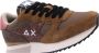 Sun68 Star Glitter logo Sneakers Laag Donkerbruin - Thumbnail 3