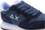 Sun 68 Dames Sneaker Ally Solid Nylon Navy Blue BLAUW - Thumbnail 5