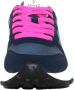 Sun68 Blauwe Ally Solid Nylon Sneakers voor Heren Blue Heren - Thumbnail 5