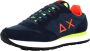 Sun68 Heren Tom Fluo Navy Blue Sneakers Blue Heren - Thumbnail 22
