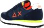 Sun68 Sun 68 Tom Fluo heren sneaker Donkerblauw - Thumbnail 9