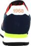 Sun68 Sun 68 Tom Fluo heren sneaker Donkerblauw - Thumbnail 10