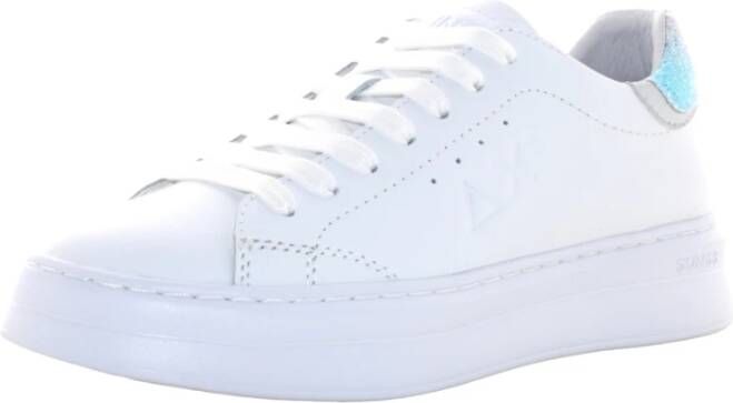 SUN68 Grace Leather Z34226_144 Wit Grijs - Foto 3
